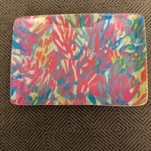 Lilly Pulitzer Colorful Abstract Catch-All Tray